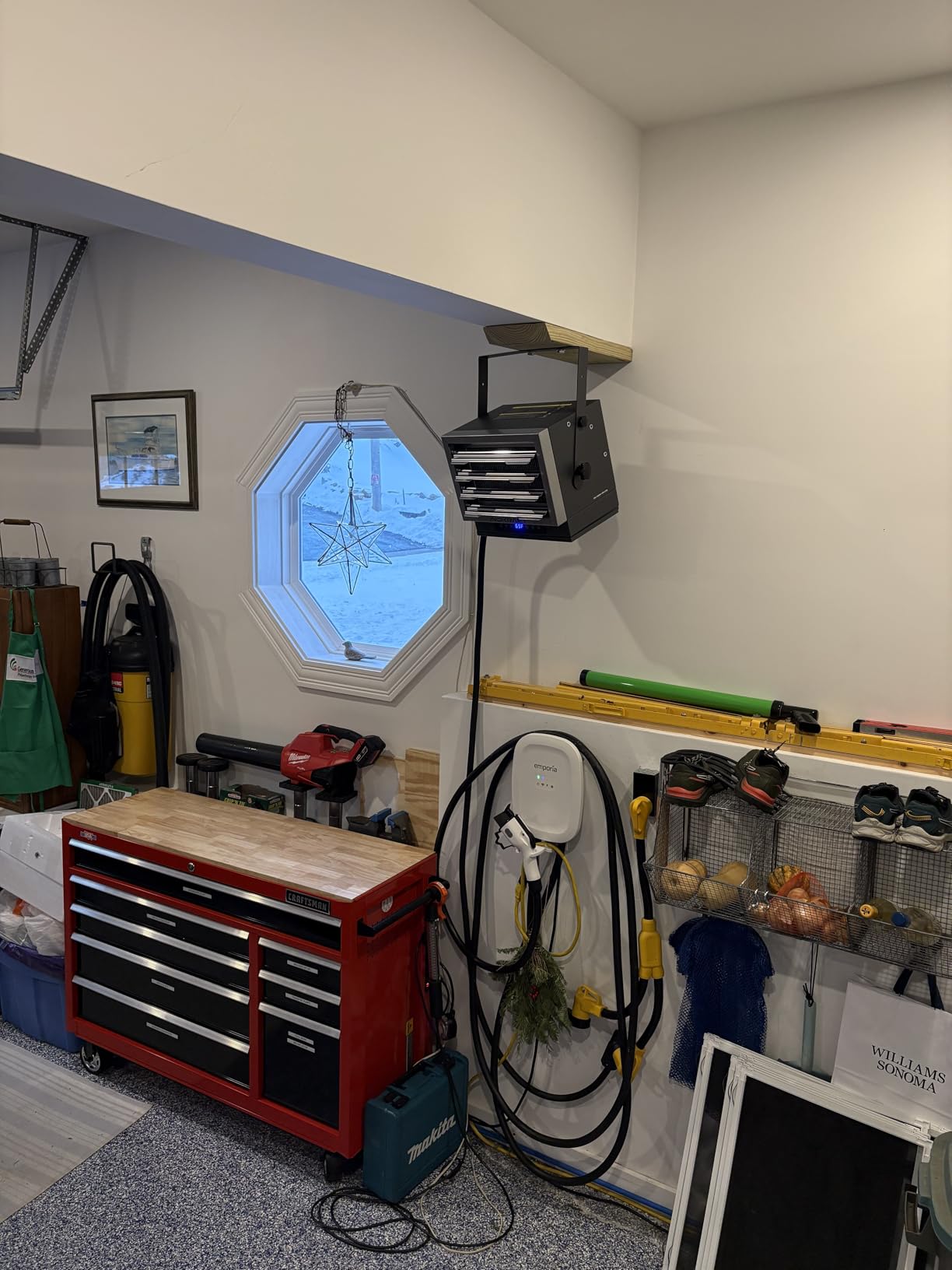 InoKraft 7500W Electric Garage Heater, 240V with NEMA 14-50P Plug customer photo 2