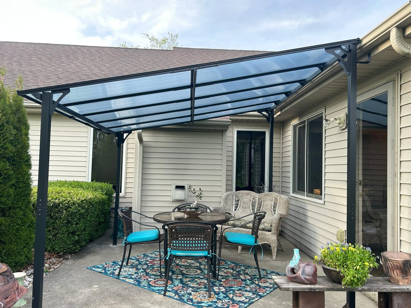 Airwire 10x14 FT Lean to Gazebo with Aluminum Frame customer photo 1