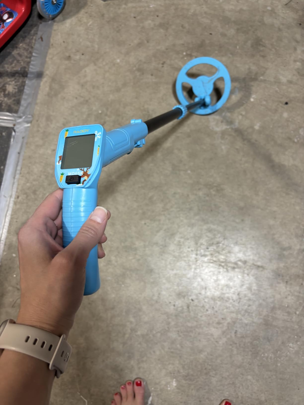 Raddy MD65K Kids Metal Detector, IPX7 Waterproof 6.5 Inch Coil customer photo 2