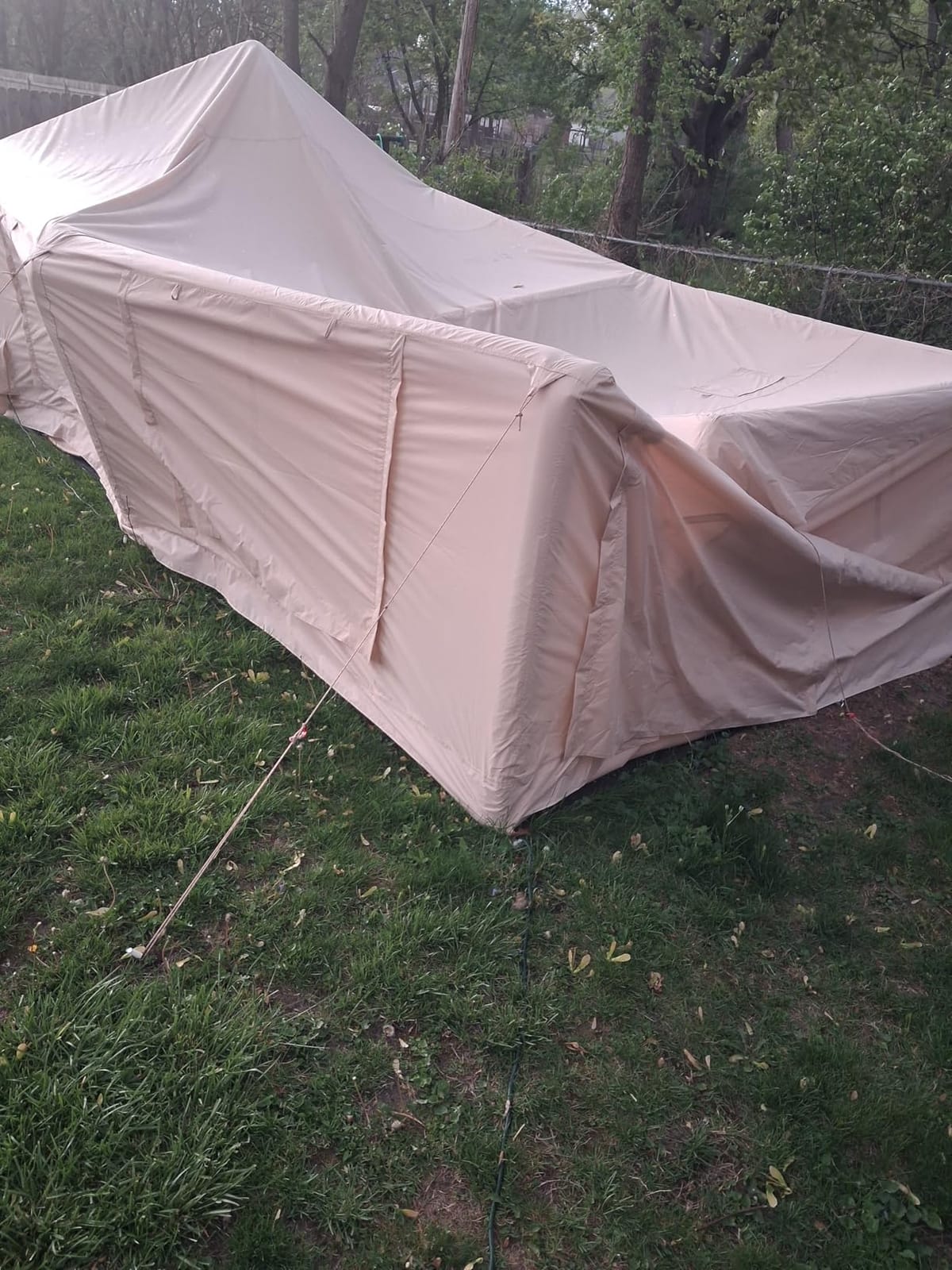 8-12 Person Inflatable Camping Tent with Rainfly, Hand Pump & Stove Jack customer photo 1