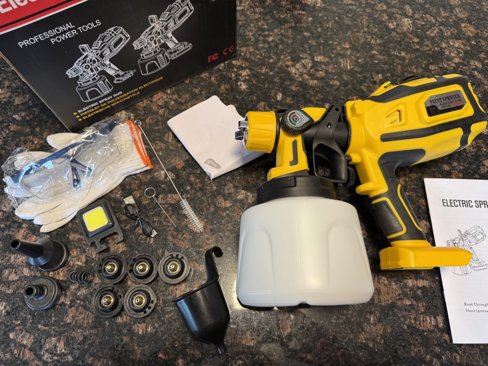 Cordless Paint Sprayer Compatible with DEWALT 20V MAX Battery (No Battery) customer photo 1