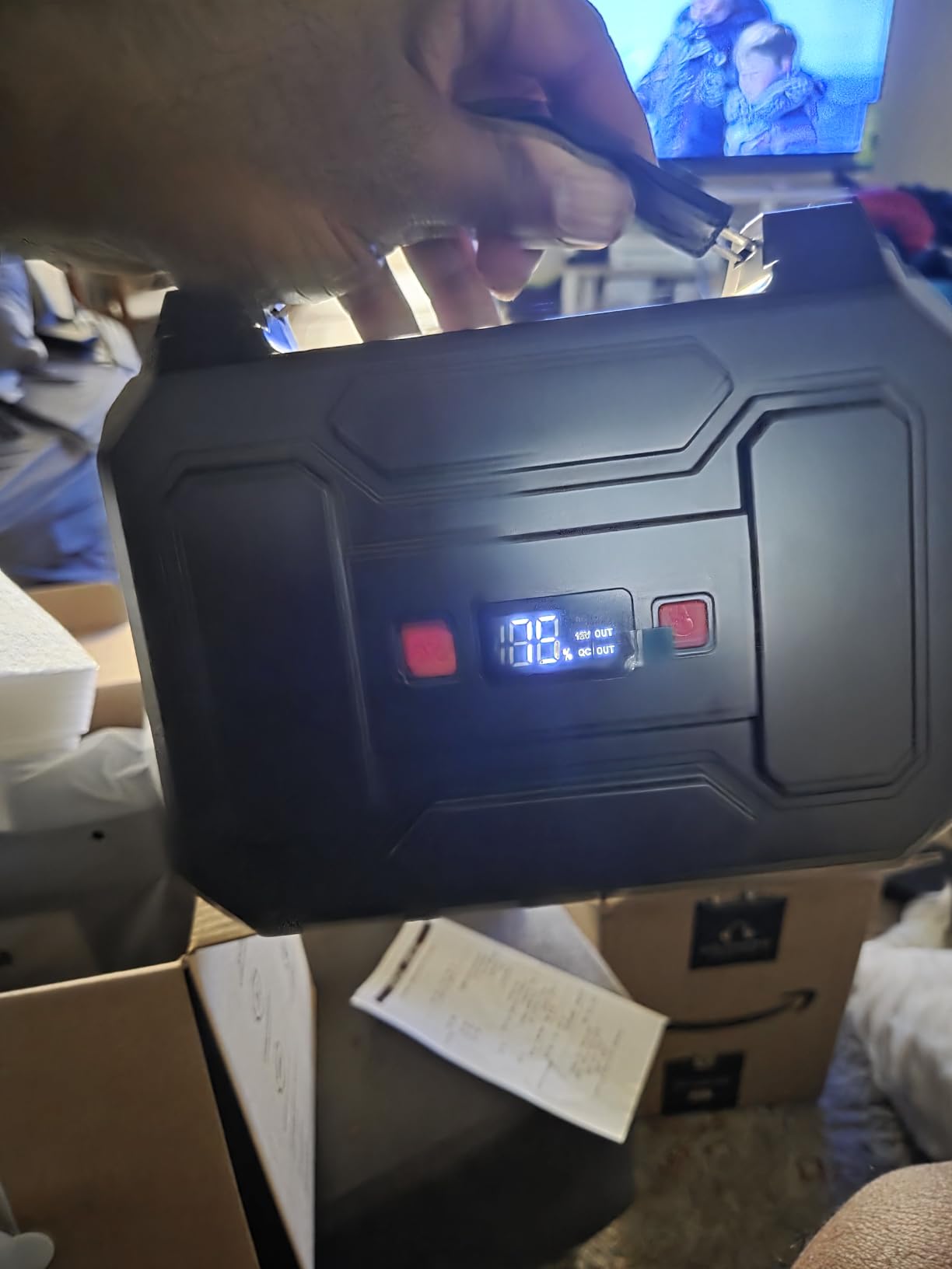 Solar Powered Generator 100W, Portable Power Station with Solar Panels 40W customer photo 2