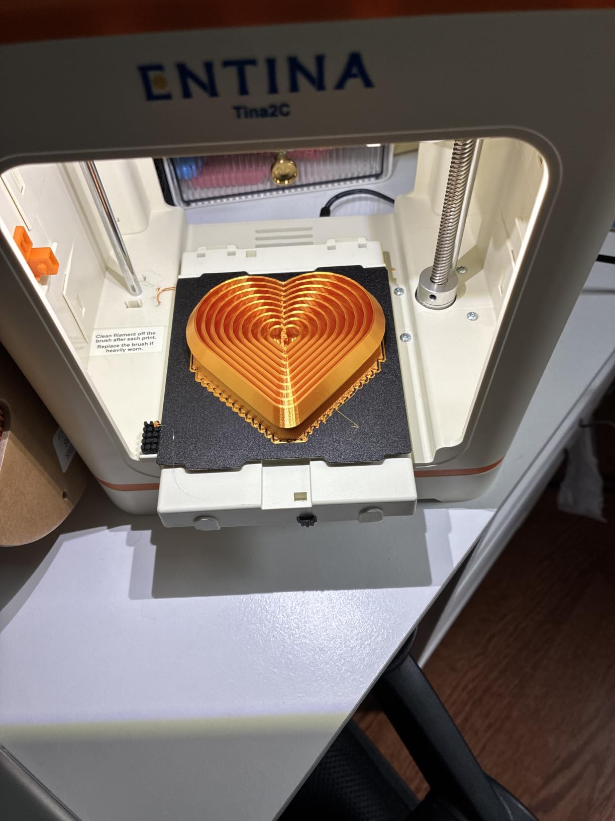 Entina Mini 3D Printers Tina2 Basic, Fully Assembled and Auto Leveling 3D Printer for Beginners and Kids, Easy Setup, Safe Design, High Precision Printing FDM Mini 3D Printer for Home & School customer photo 1