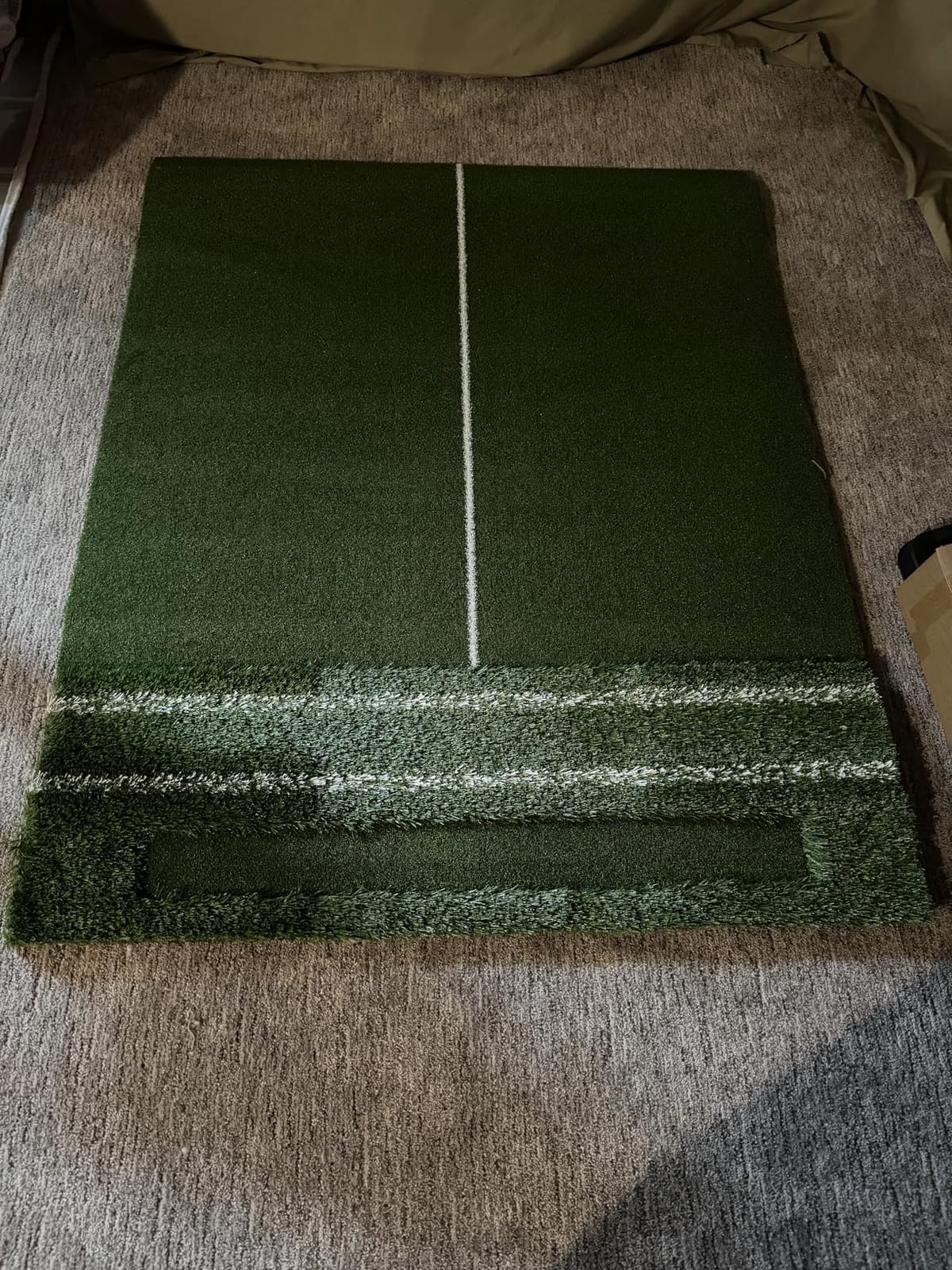 Golf Simulator Impact Screen for Home & Garage Training, Indoor Practice Screen, 5X Thicker 3-Layer Design, 100% Clearer HD Projection, Tool-Free Quick Install, Multi-Scene Use as Unique Gifts customer photo 2