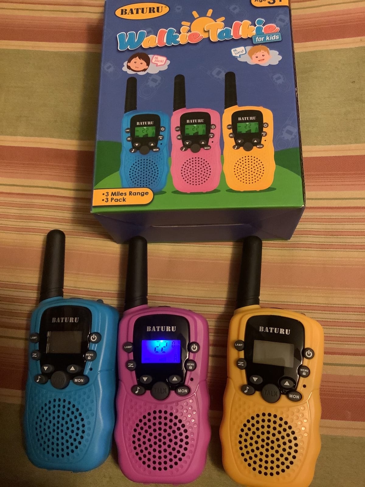 Walkie Talkies for Kids 4 Pack Rechargeable Outdoor Toys Gifts Boys Girls customer photo 2