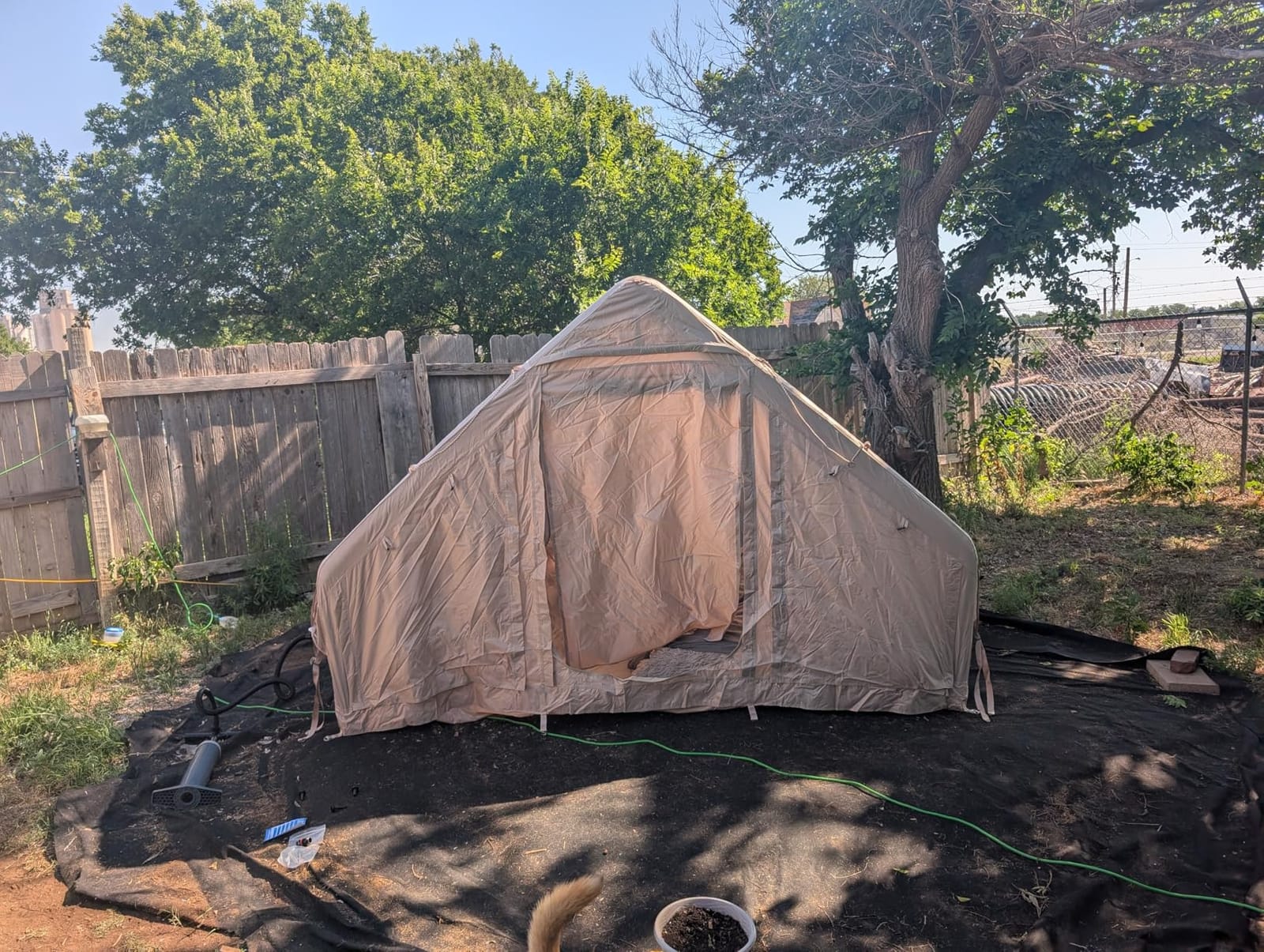 Inflatable Tents for Camping, Large Blow Up Tent with Hand Pump, Easy Setup InflatableTent 4 Season Tent, Waterproof Oxford Air Glamping Tents for Camping Adult 4/6/8/10/12 Person customer photo 1