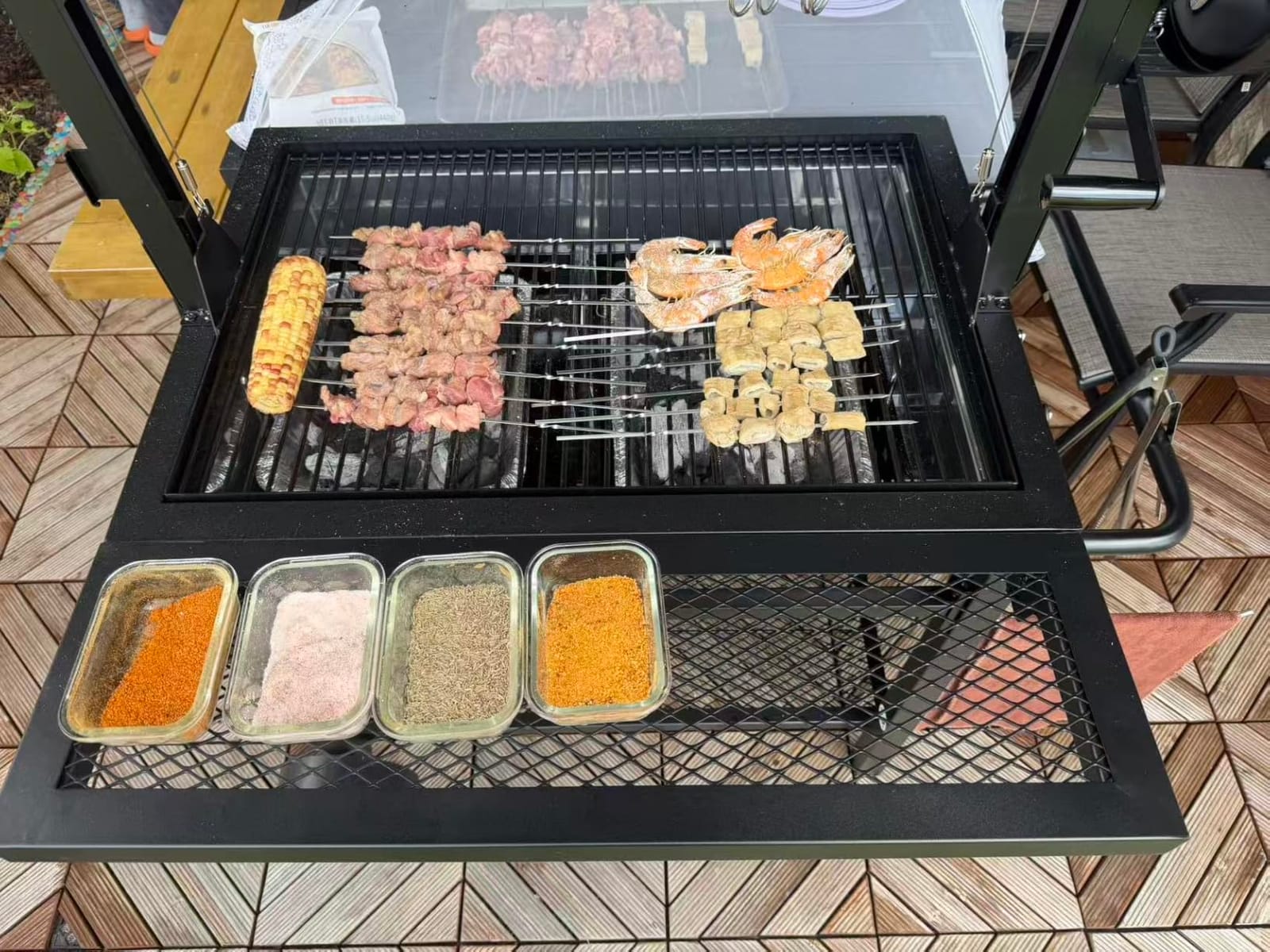 Sophia & William Santa Maria Grill, Adjustable Height Argentine BBQ Grill customer photo 1