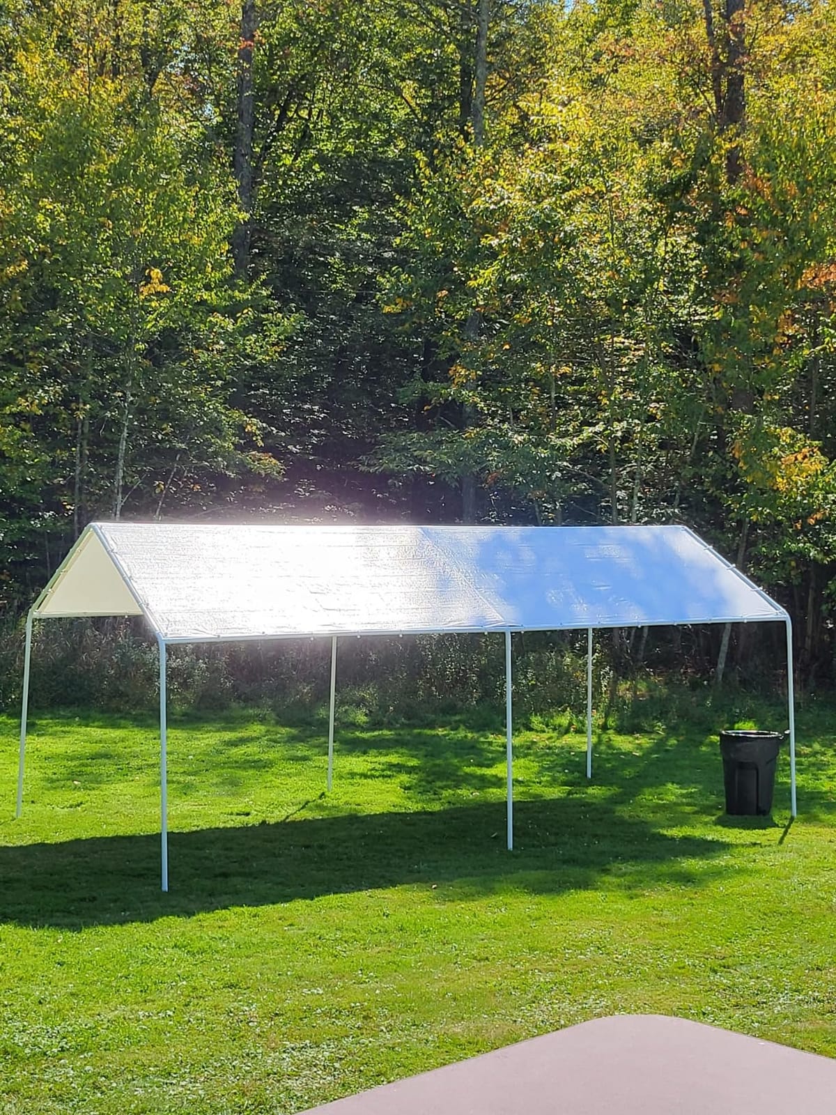 Quictent 14x20x15 FT RV Metal Carport, Heavy Duty Reinforced Steel Shelter with Side Panel, Extra Tall Outdoor Garage Canopy for RV, Boat, Truck and Farm Equipment customer photo 2