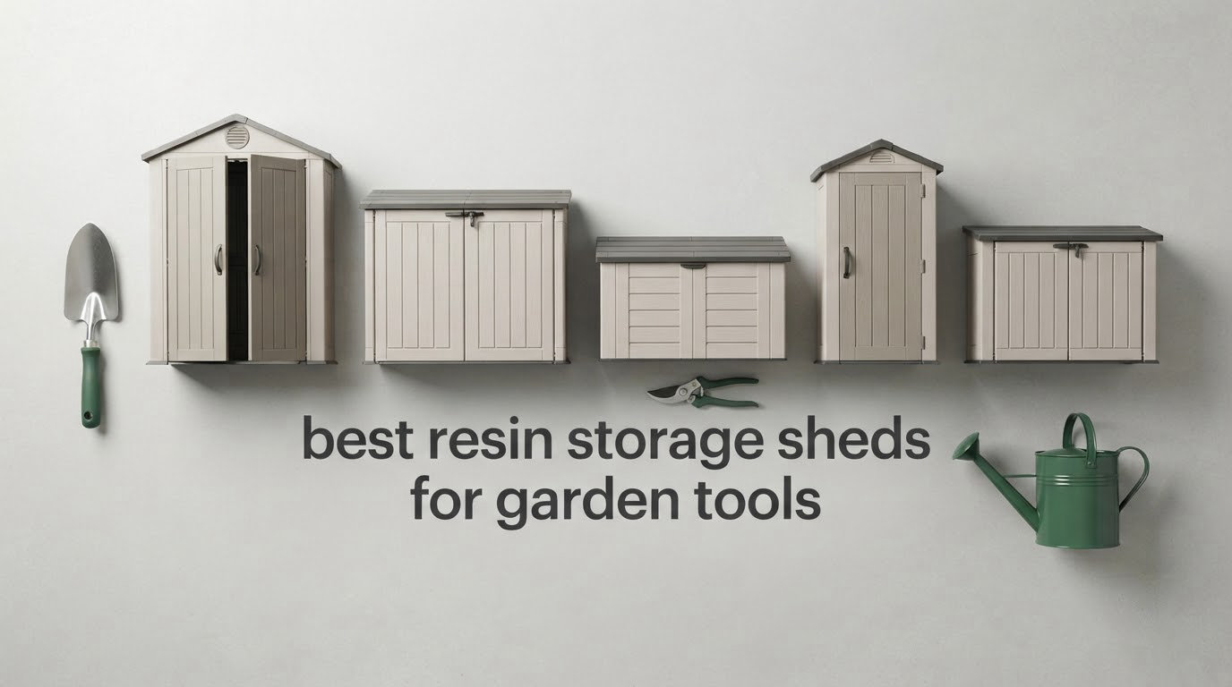 best resin storage sheds for garden tools