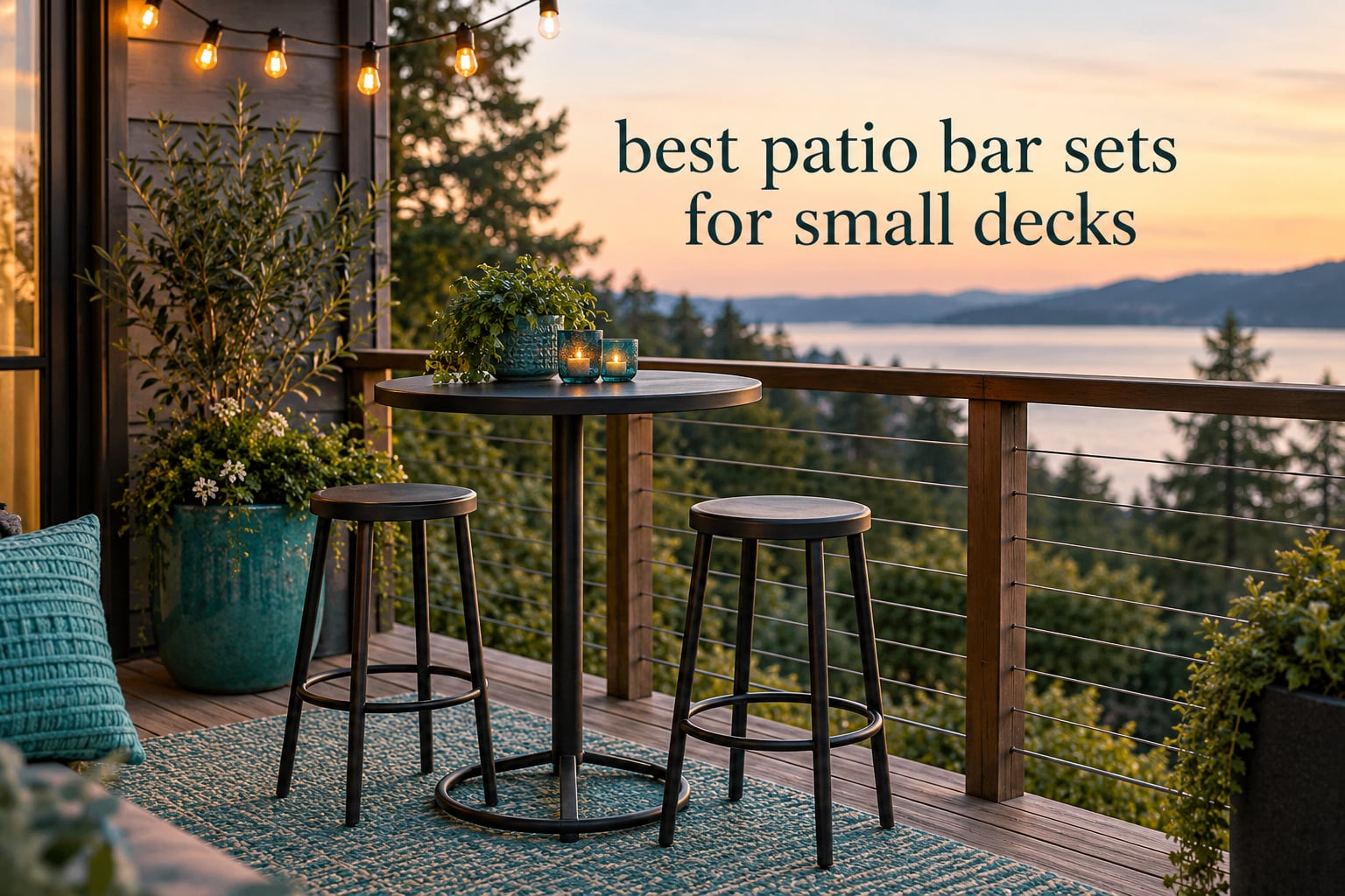 best patio bar sets for small decks