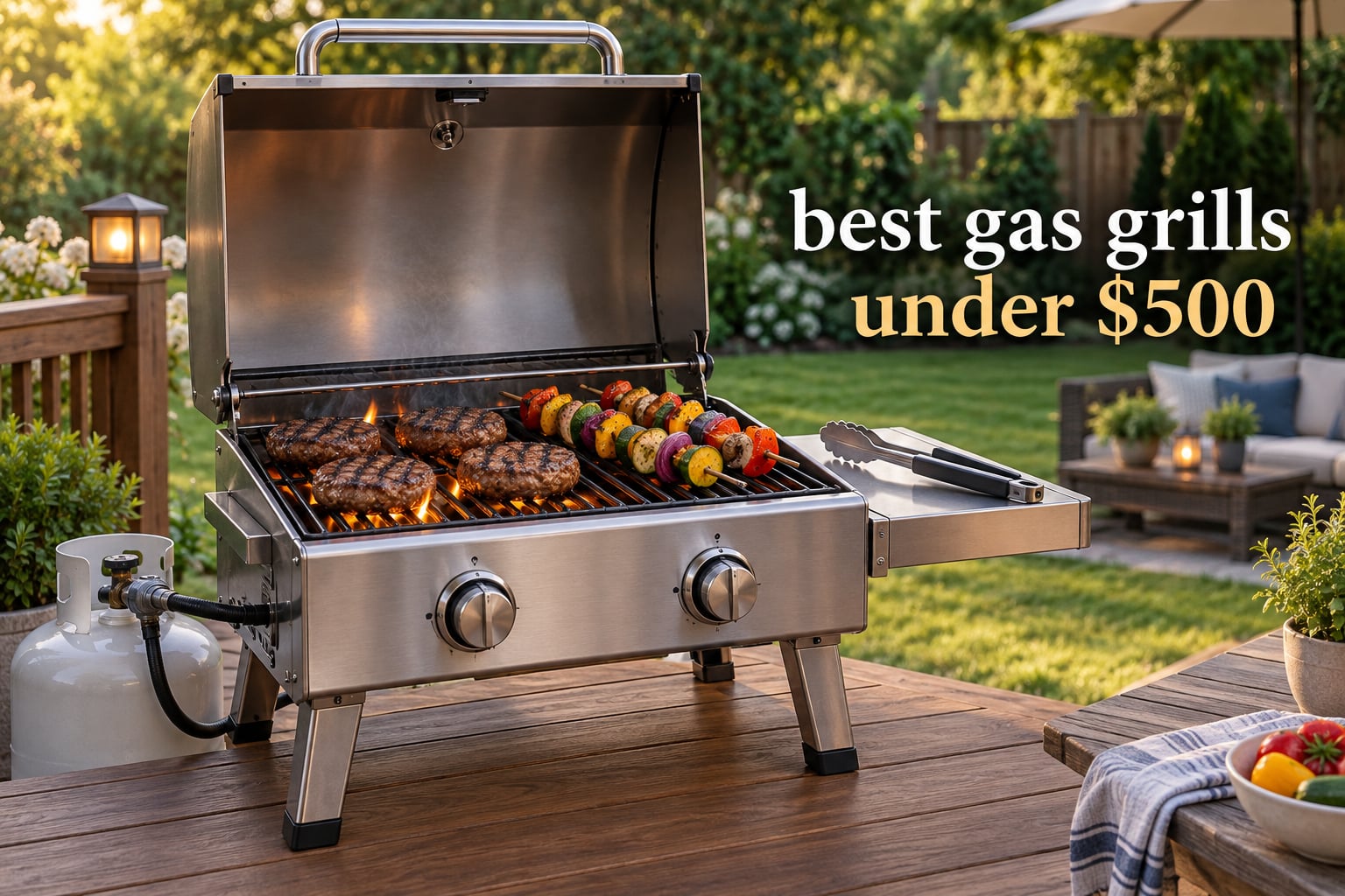 best gas grills under $500