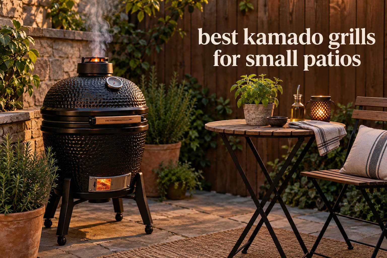 best kamado grills for small patios