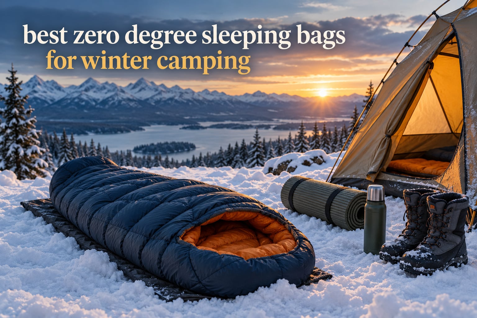 best zero degree sleeping bags for winter camping