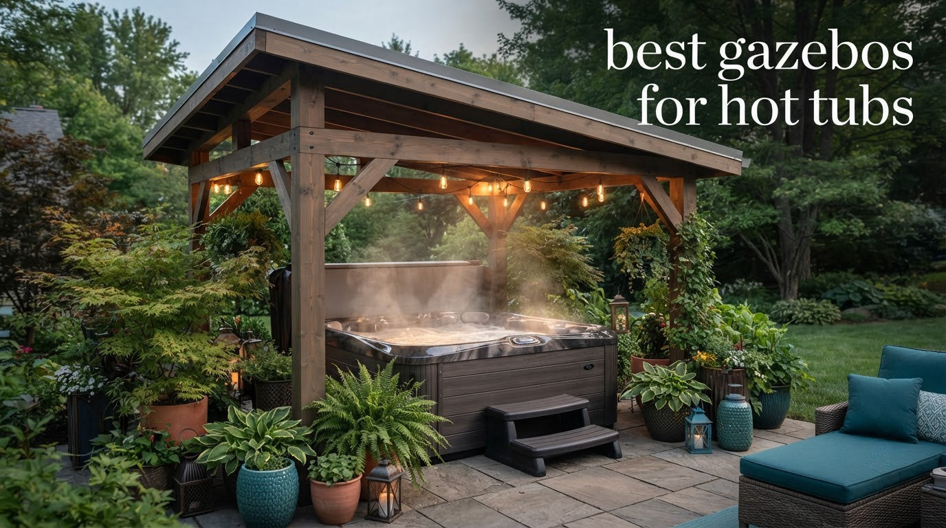 best gazebos for hot tubs