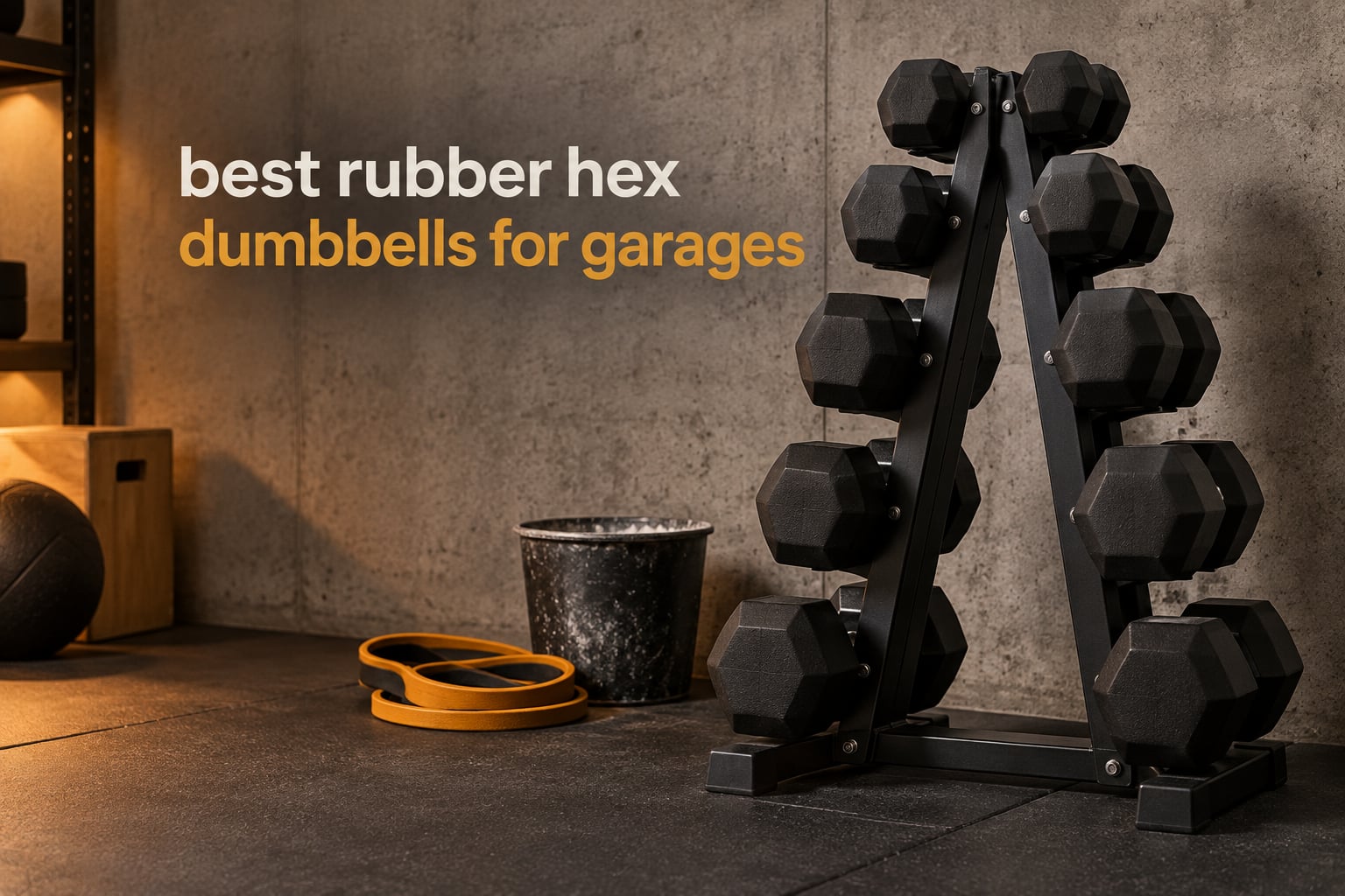 best rubber hex dumbbells for garages