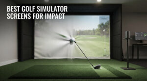 best golf simulator screens for impact
