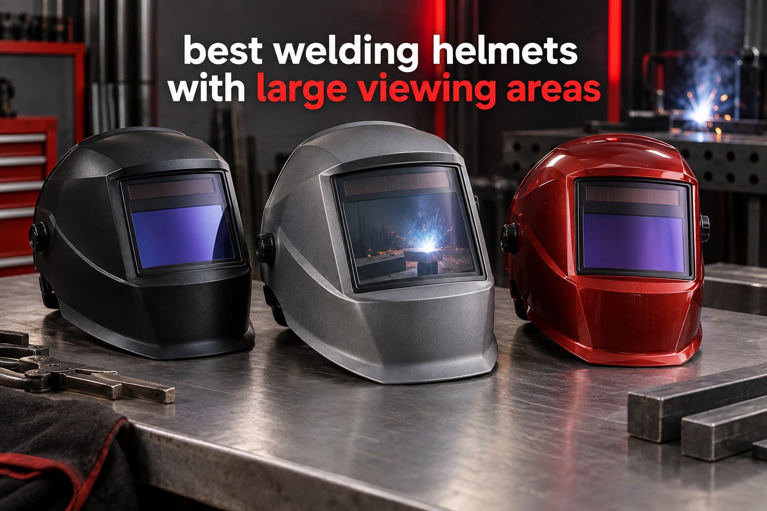 best welding helmets with large viewing areas