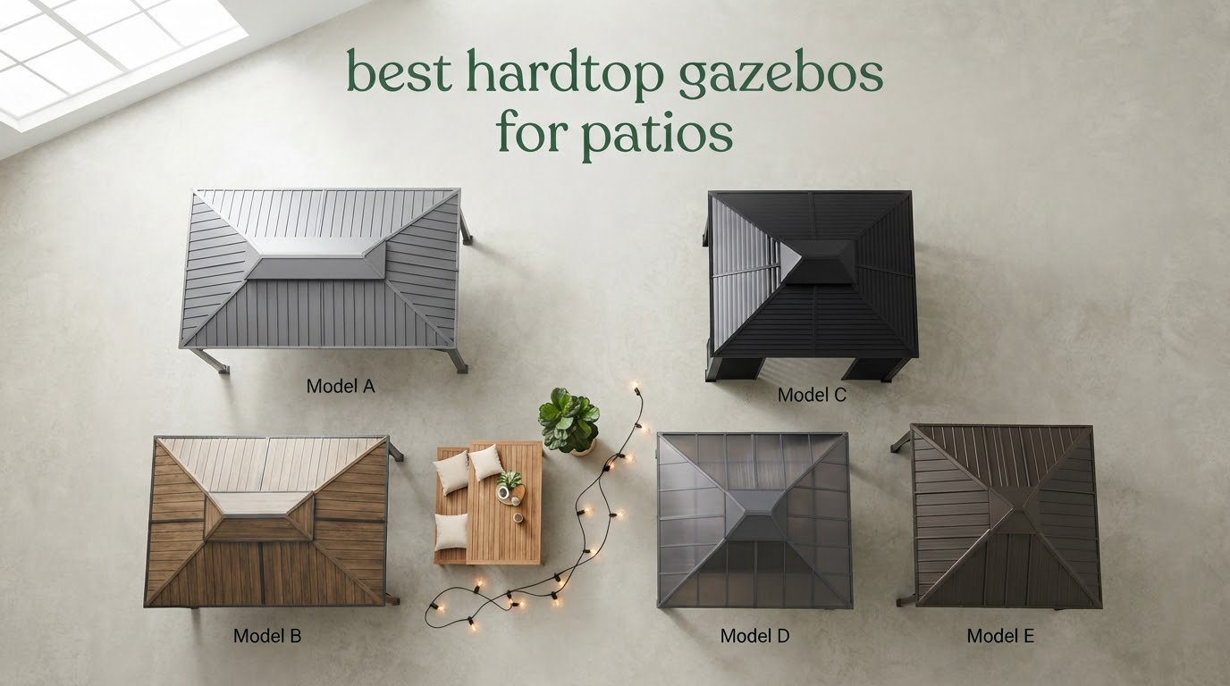 best hardtop gazebos for patios