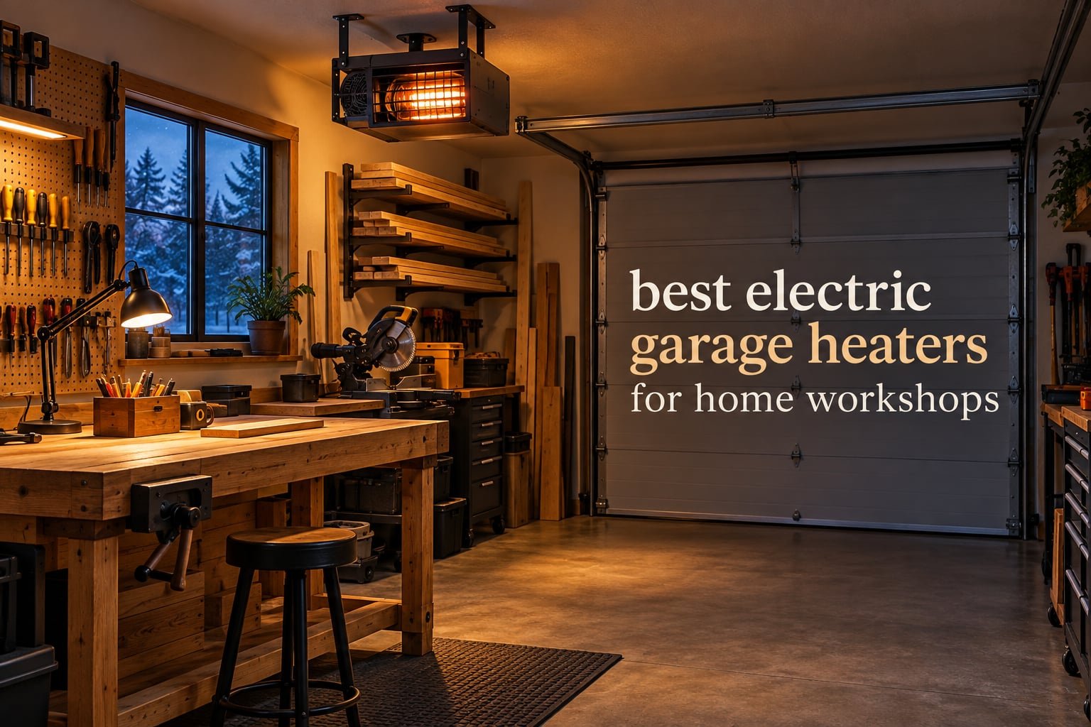 best electric garage heaters for home workshops
