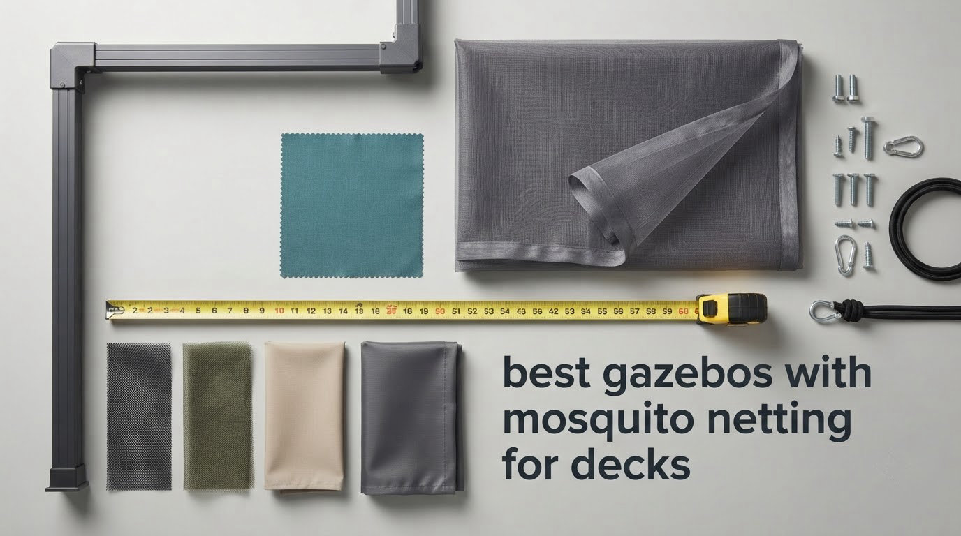 best gazebos with mosquito netting for decks