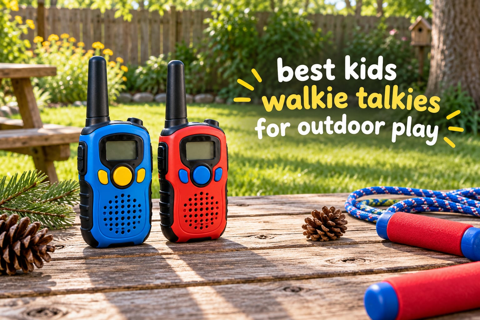 best kids walkie talkies for outdoor play