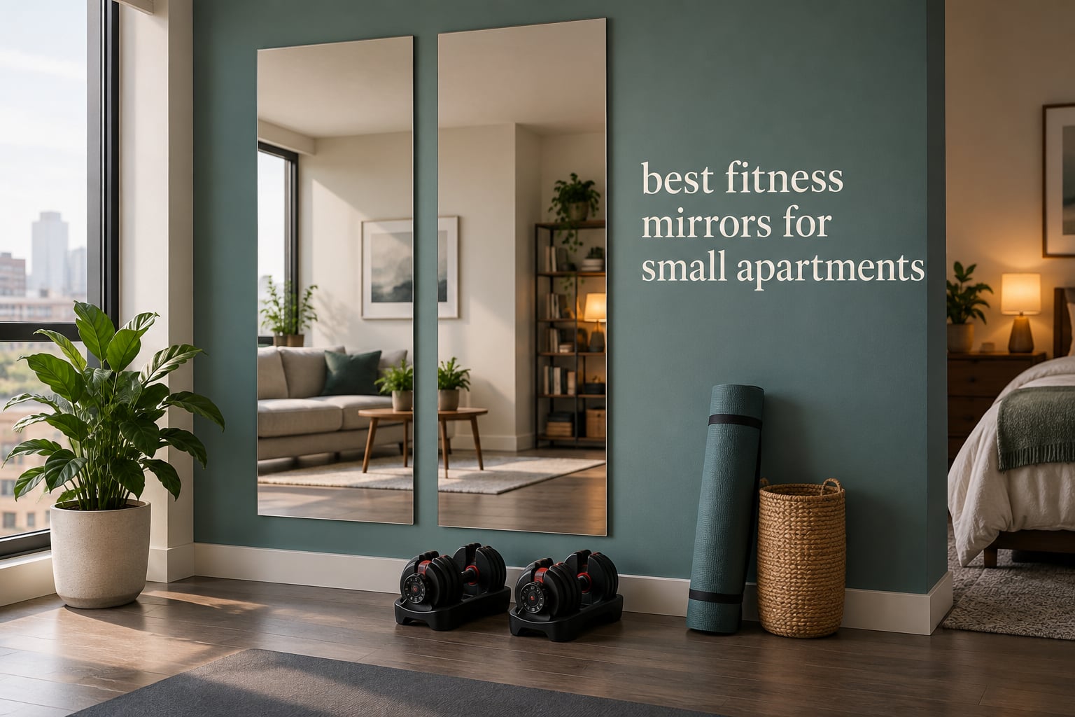 best fitness mirrors for small apartments