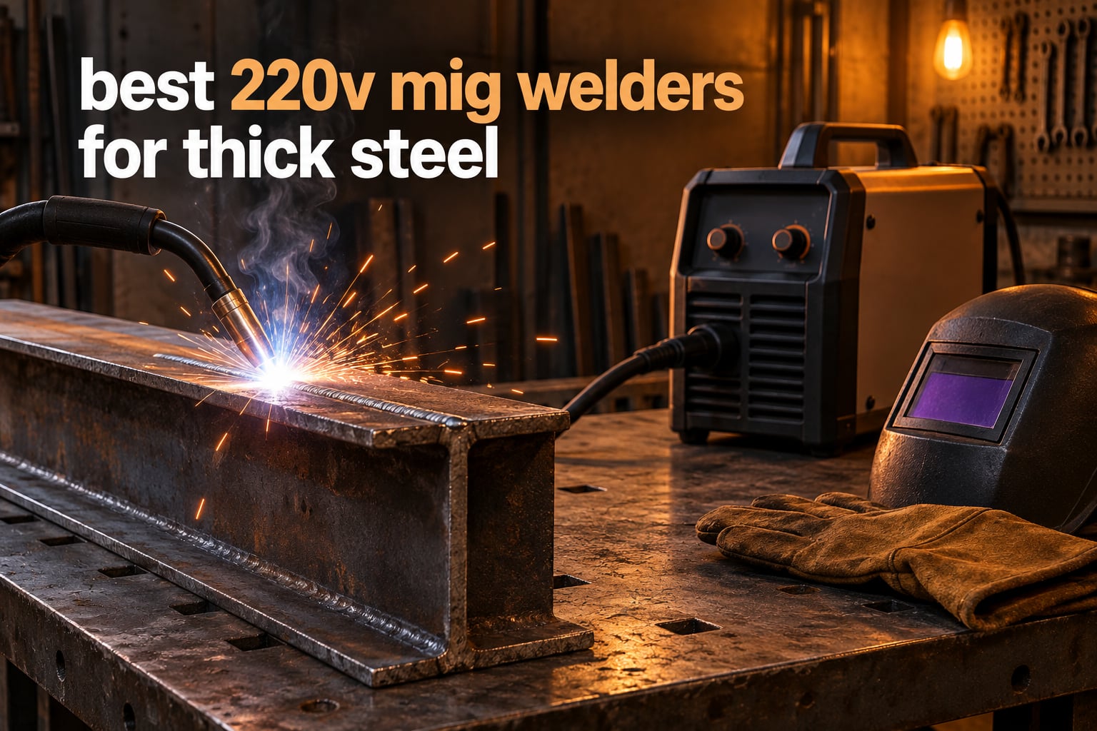 best 220v mig welders for thick steel