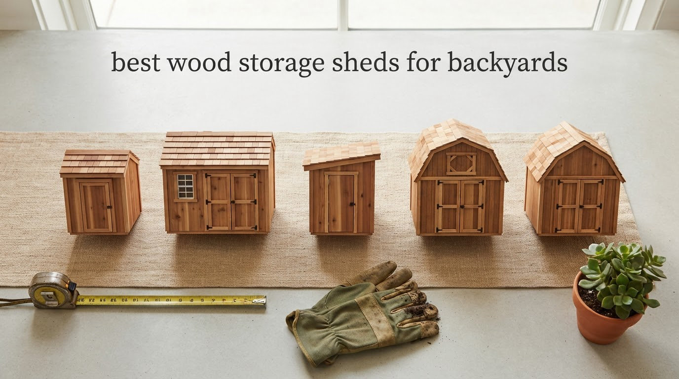 best wood storage sheds for backyards