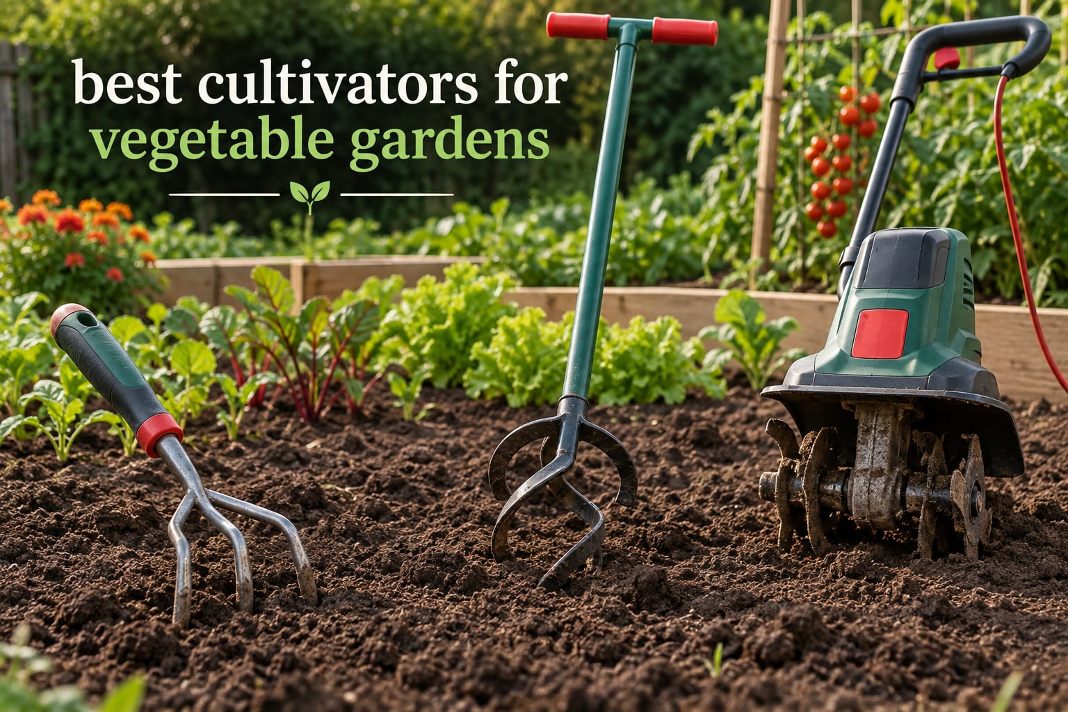 best cultivators for vegetable gardens