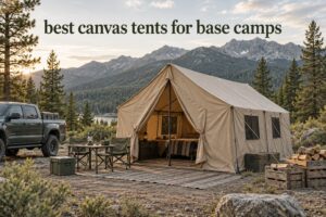 best canvas tents for base camps