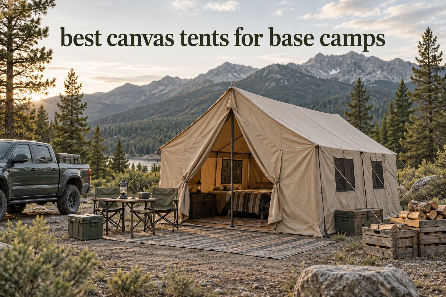 best canvas tents for base camps