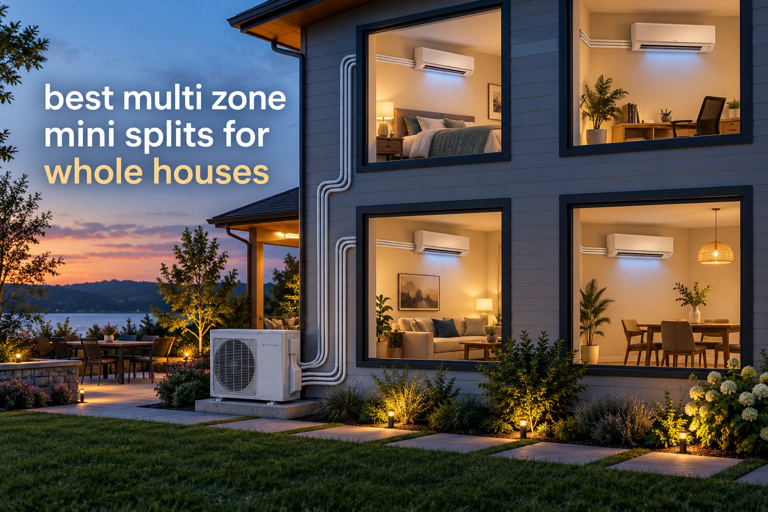 best multi zone mini splits for whole houses