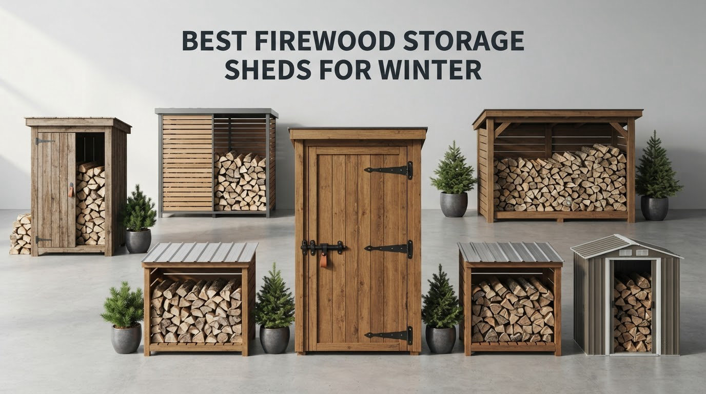 best firewood storage sheds for winter