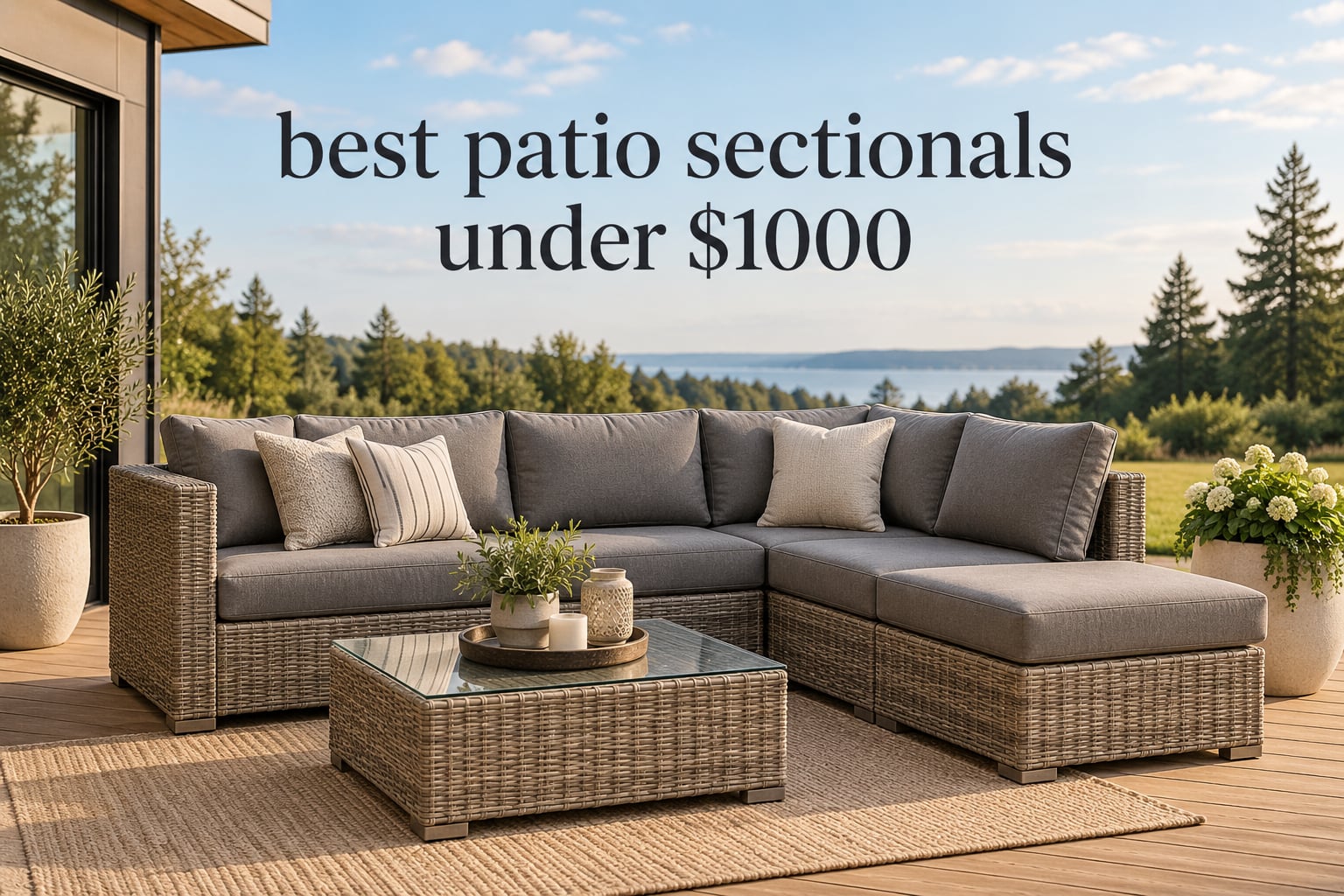 best patio sectionals under $1000