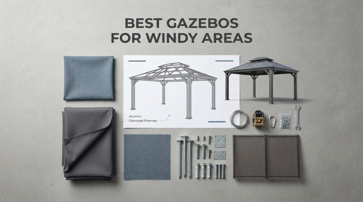 best gazebos for windy areas