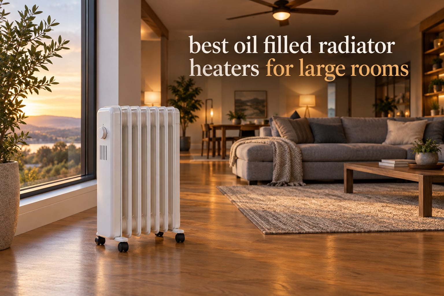 best oil filled radiator heaters for large rooms