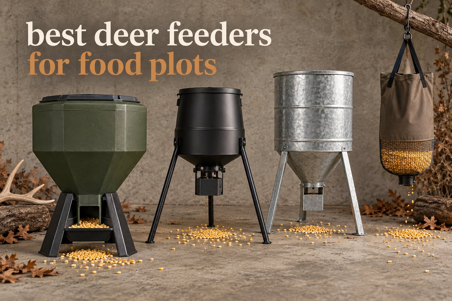 best deer feeders for food plots