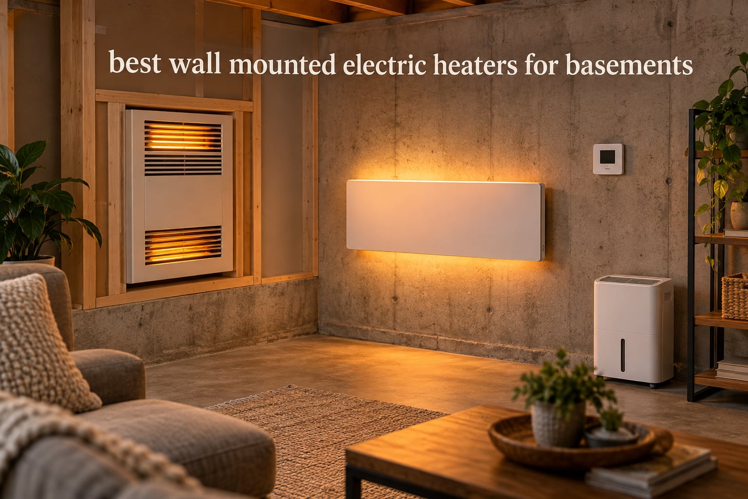 best wall mounted electric heaters for basements