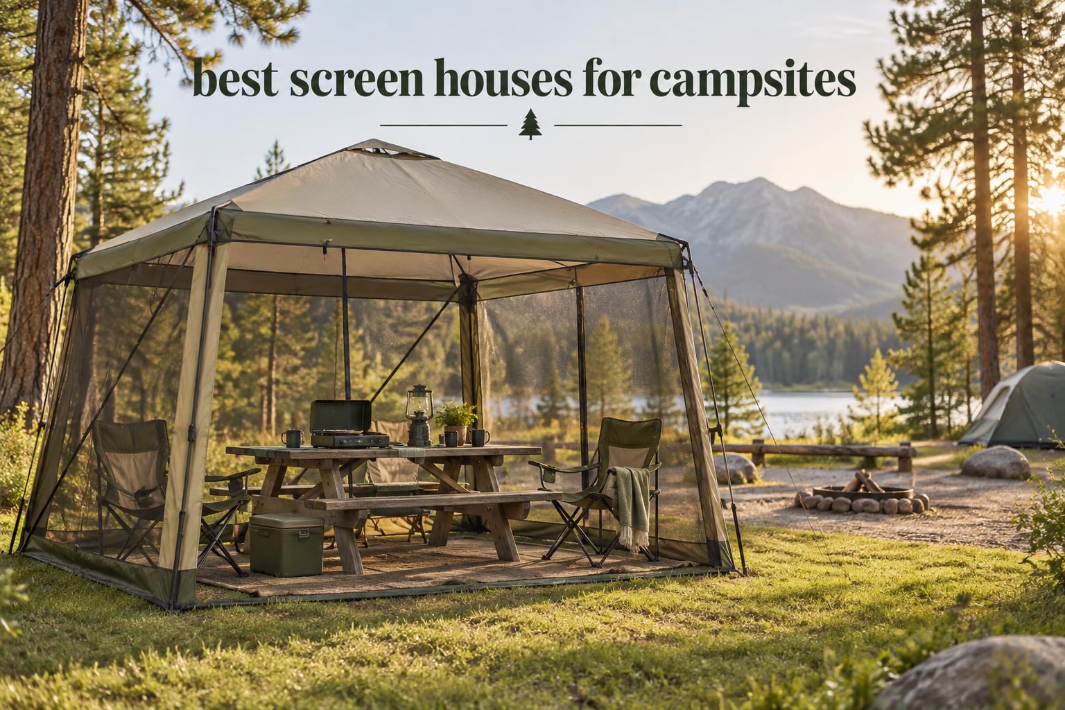 best screen houses for campsites