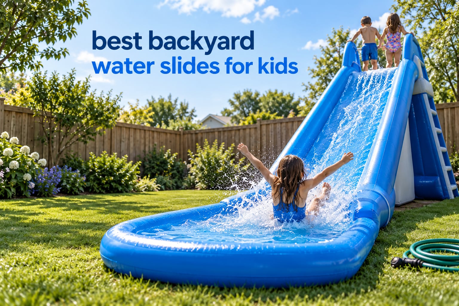 best backyard water slides for kids