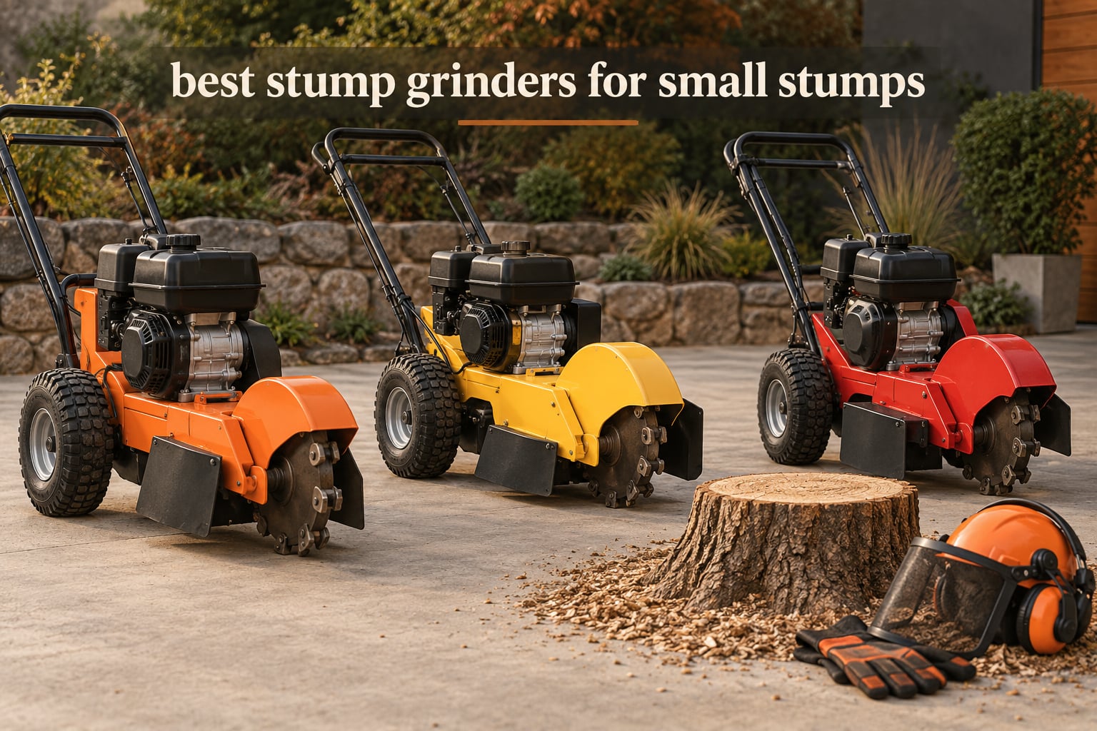 best stump grinders for small stumps